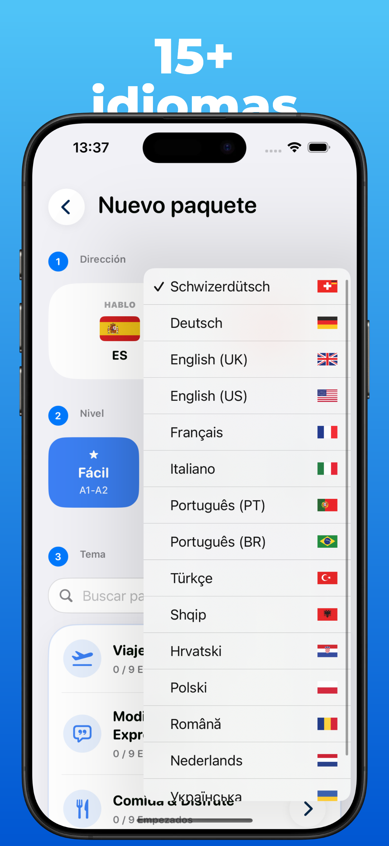 App LanguageFast – Daily Mini y gamificación